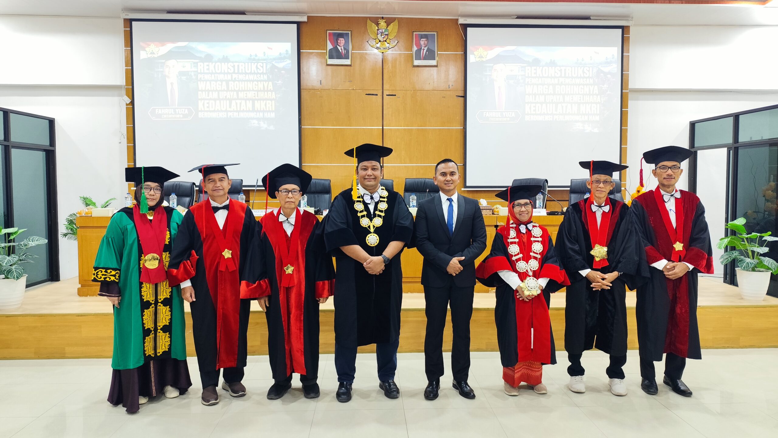 Perwira TNI Fahrul Yuza Jadi Doktor Ilmu Hukum ke-87 Fakultas Hukum Universitas Syiah Kuala
