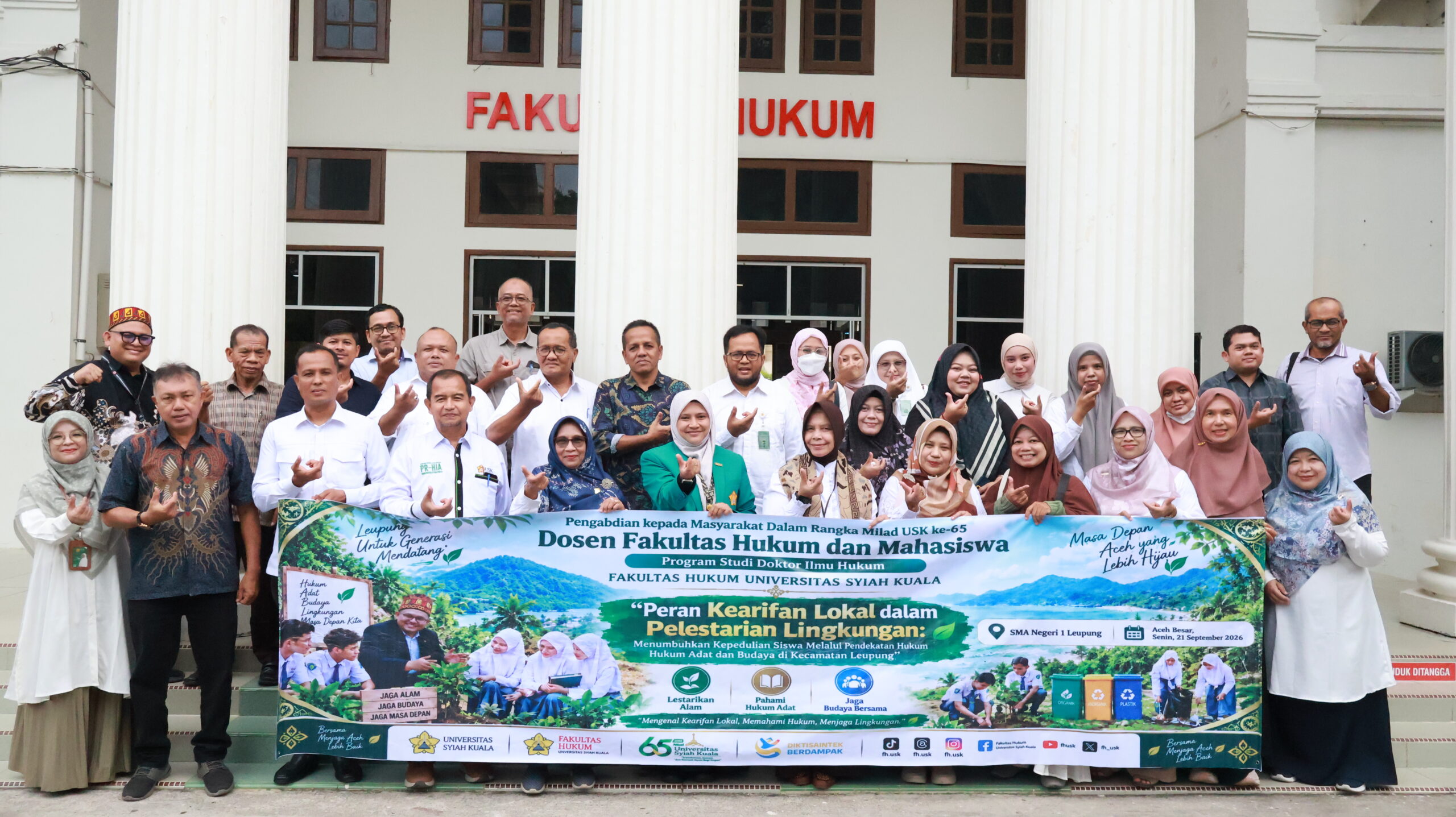 Fakultas Hukum USK Laksanakan Pengabdian kepada Masyarakat dalam Rangka Milad ke-65 Universitas Syiah Kuala
