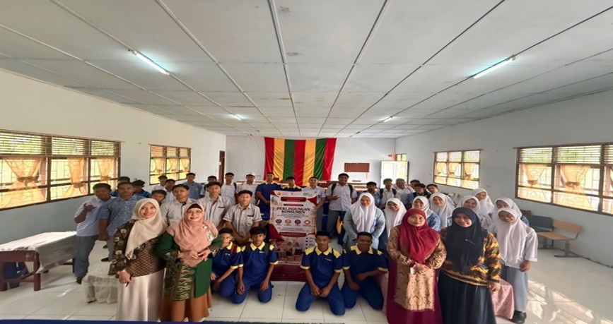 FH USK Lakukan Giat PKM Tahun 2026 : Bekali SMKN 1 Kota Jantho Dengan Pemahaman Jaminan Produk Halal dan Pemasaran Usaha Mikro